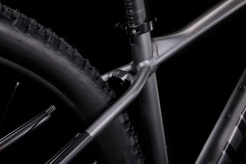 Cube Aim Ex Hardtail Mountain Bike 2022 Grey/Red -3